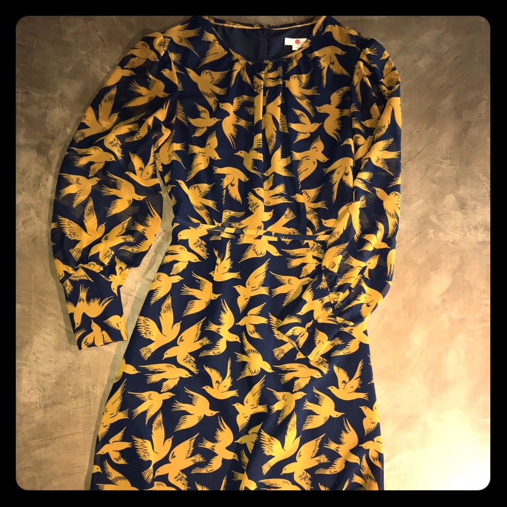 Gorgeous Boden organza midi dress! NWOT